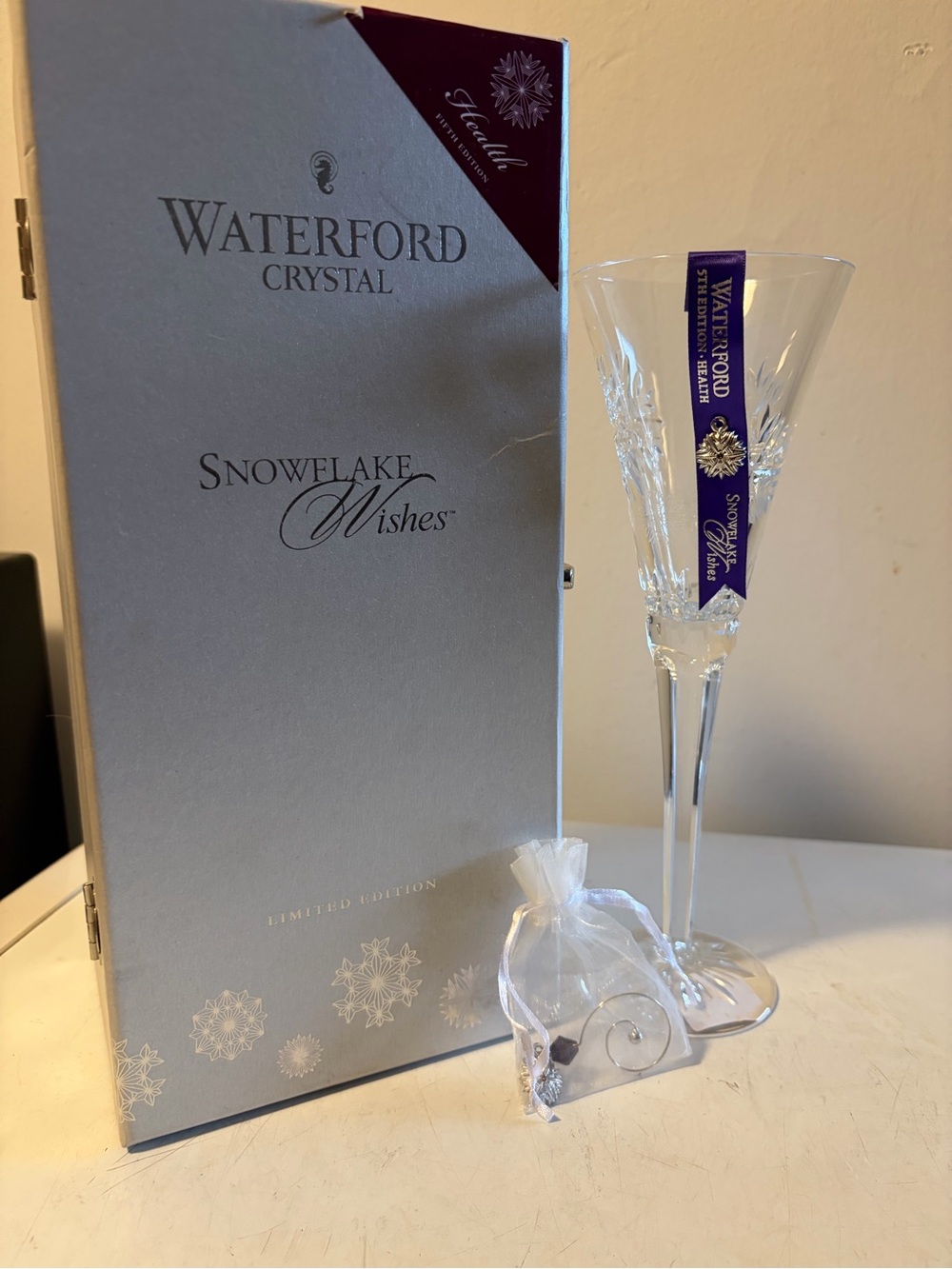 Waterford Silver Snowflake Wishes Limited Edition Boxwood drinkware
